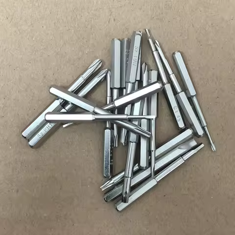 screwdriver bits H4×45mm Torx T6H T8H T9H T10H Slotted 1.2/2.0/4.0 PH000 PH00 PH0 PH1PH2 HEX 1.3/1.5