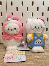 Sirotan x Sanrio 小海豹 Melody Hello Kitty 公仔吊飾