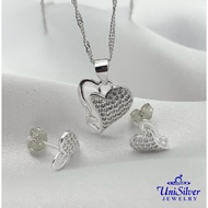 Unisilver 925 Sterling Silver Necklace Set (SET106-101018)
