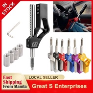 Universal Aluminum Adjustable Gear Shift Knob Extender Car Shifter Extender