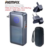 Remax CP-17 65W PD65W 3 in 1 laptop notebook 20000mAh CCC 3C Power Bank + AC Charger + 0.7m Retracta
