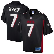 Men's Bijan Robinson Black Atlanta Falcons Replica Jersey