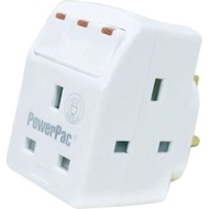 PowerPac 3 Way Adapter With Switch 2 Pin Direct Pp8733