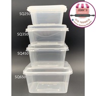 BOX 盒子 SQ250 SQ350 SQ450  SQ7 Chunbe Square Microwave Food Container With Lid Tupperware / Kotak Pla