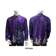 90625 Bentop Long Sleeve Regular Fit Batik Shirt Baju Batik Lengan Panjang Lelaki Office Wear