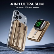 3C Certification REMAX 3 In 1 Magnetic Powerbank Wireless Fast Charger Portable Slim CX-1/2 （10000mA