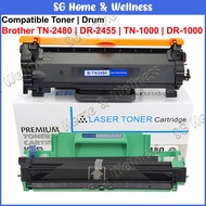 [COMPATIBLE TONER | DRUM] Brother TN-2480 | TN-1000 TN2480 TN1000 Toner Cartridge | DR-2455 DR2455 |