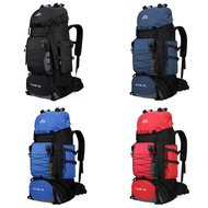 HIKING TRAVEL BACKPACK 60L 70L 80L 90L LARGE CAPACITY DURABLE WATER-RESISTANT BACKPACK