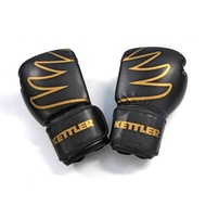 LEATHER BOXING GLOVES KETTLER BLACK / SARUNG TINJU KETTLER - - HAPYLAZ