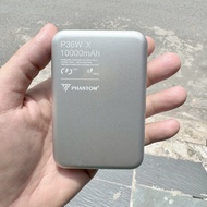 Pin dự phòng không dây cho iph 15 PHANTOM P36W 10000mAh vỏ hợp kim - sạc nhanh magsafe 15W / PD 22.5