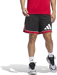 KPW92 Men's Basketball Badge of Sports Shorts Black/Red J/M7