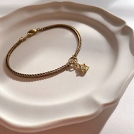 星塵 -星星鋯石 黃銅手鍊