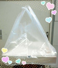 ( 1 kg.) ถุงสำหรับกล่องพิซซ่า 14นิ้ว แพค 1 กก. ถุงร้อน ความหนา 80ไมครอน ถุงหูหิ้ว ราคาพิเศษจากโรงงาน box465