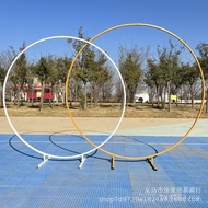 Metal On-site Iron Wedding Arch Bracket Round Arch Support Frame Wedding Ceremony Decoration Rainbow