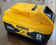 Dewalt 得偉 20V 8.0AH DCB208 原裝充電池 Battery (韓國製造) (不是Makita牧田/Devon大有)