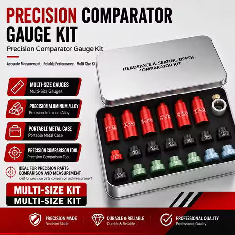 21PCS Precision Bore Gauge Set 0.17-0.45 cal 0.001in Hole Diameter Comparator Measuring Pin Tool Kit