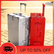 TRAVEL BUDDY  กระเป๋าเดินทางอลูมิเนียม Luggage กระเป๋าเดินทาง   ไชส์20/24/28นิ้ว Aluminium frame ส่งฟรี!