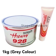1KG NISSAN HITARY 928 PUTTY WITH HARDENER / 928 POLY PUTTY WITH HARDENER / CAR PUTTY / SIMEN KERETA 