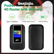 4G LTE Mobile WiFi Router 150MbpsPortable WiFi Hotspot with SIM Card Slot