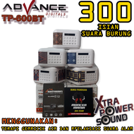Speaker Mp3 Masteran Burung 300 isian Suara Burung Advance Tp600bt Moncer Mania