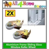 2pcs x Aluminium Frame Sliding Glass Window Roller Wheel