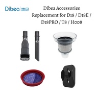 Original Dibea Accessories Replacement for D18 / D18E / D18PRO / T8 / H008 Vacuum Cleaner Ready Stoc