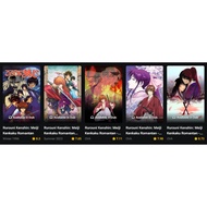 SAMURAI X COMPLETE SEASON OLD AND NEW (ENGLISH DUBBED)+MOVIES (64GB USB)