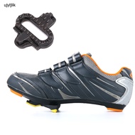 MTB Cleats Set Bike Pedal Cleats Multidirectional Disengagement Bike Cleats for Spin Bikes Indoor Exercise Bikes