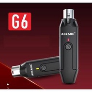 亞洲樂器 無線系統 ACEMIC G6 訊號發射接收﹧平衡式接頭 、愛尚達、 適用動圈麥克風、發射器和接收器、麥克風、無線導線