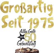 Decoration 50th Birthday Man, Funny Birthday Decoration for 50 Year Olds, Reusable Party Decoration 