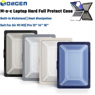 INOVAGEN Shockproof Laptop Mac Case With Invisible Stand For Air M1 M2/Pro/M1 Pro/M1 Max (13"/14"/16