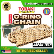 TOBAKI ​​​​​​​Racing HEAVY DUTY Rantai O RING GOLD Chain Motor 415 420 428 140 132 124 122 114 108 9
