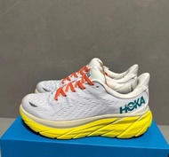 HOKA ONE ONE Clifton 8 減震 跑步鞋 灰黃