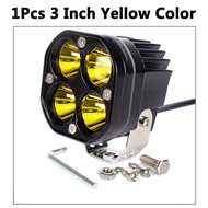 AUTO.8 ไฟสปอร์ตไลท์พุ่งไกลรถยนต์4LED ไฟหน้ารถ LED SPOT BEAM US 40W ไฟช่วยตัดหมอก 12V-85Vมีสองสีให้เล