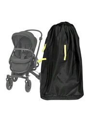 大容量嬰兒推車旅行收納袋,附灰塵罩,可背負或手提