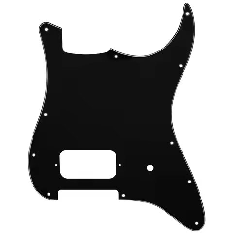 Musiclily Pro 11 Holes Single Uncovered Humbucker and Pot Slot Guitar Pickguard For USA/Mexico Fende