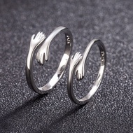 Love Hug Couple Ring Korean Version Jane Eyre Fashion Hug Ring Open Couple Ring