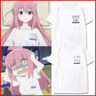 BOCHI THE ROCK Gotoh Hitori Ijichi Nijika kessoku banndo cosplay fabric 3D summer T-shirt anime shor