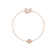 Swarovski DAZZLING SWAN romantic swan female bracelet gift for girls jewelry