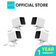 WYZE 4 Packs Cam V3 1080p Hd Video Camera Cctv Wireless 2 Way Audio Color Night Vision Alexa