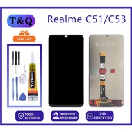 For Realme C51 C53 C63 C65 C67 LCD Display Touch Screen Digitizer Full Assembly Replacement Part