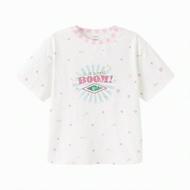 เสื้อยืดเด็กผู้หญิง X Harry Potter เสื้อแห้งเร็วฤดูร้อนปี 2025