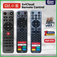 【𝐅𝐑𝐄𝐄 𝐁𝐀𝐓𝐓𝐄𝐑𝐘 𝐀𝐀𝐀𝐗𝟐】 Remote Control For SVICLOUD 9P 9S 8P 8S 3PRO 3PLUS 3S 10P 10S VOICE SVI BOX TV 