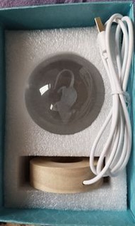 生肖老鼠發光水晶球燈（8cm）