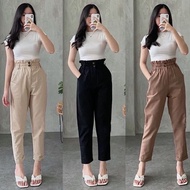 YUTAKA PANTS - Women's Baggy Pants - Women's Linen Long Pants - Trendy Harem Pants