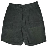 KITH NYC 24SS 銅氨纖維亞麻雙褶短褲，46 碼，褪色黑，24032060003120。二手。