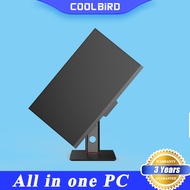 COOLBiRD ทั้งหมดในหนึ่งคอมพิวเตอร์เดสก์ท็อปแกน I3/I5/I7 8G/16G RAM 128G/256G/512G SSD สำหรับบ้าน/สำนักงาน/เกม Ips 1920*1080ขนาดใหญ่24นิ้ว IPS หน้าจอแบบ HD การปิดเครื่อง UPS ให้ทำงานต่อไป