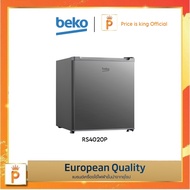 Beko  RS4020P ตู้เย็นมินิบาร์ รุ่น RS4020P ขนาด 1.4 คิว/ 90 ลิตร สีเงิน รับประกันศูนย์ 2 ปี