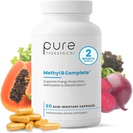 PureTheraproRxMethylBComplete，维生素B复合维生素，60粒胶囊