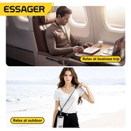 Essager 2-In-1 PD100W Type-C ชาร์จ C-C + สายชาร์จแบบเร็วนวดไฟฟ้า5A Type C ชาร์จเร็ว100W สายข้อมูลสำห